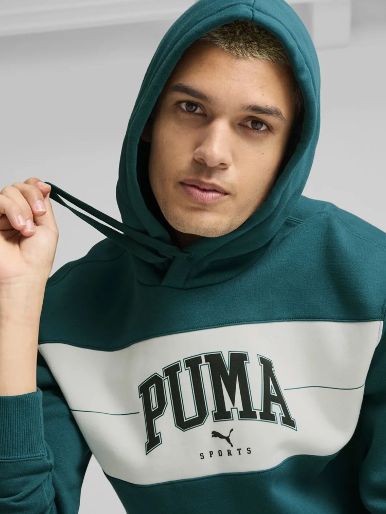 Толстовка чоловіча Puma PUMA SQUAD Hoodie FL зелена 68179622 изображение 6