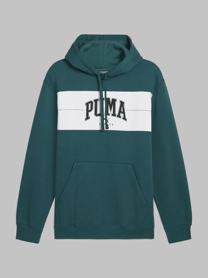 Толстовка чоловіча Puma PUMA SQUAD Hoodie FL зелена 68179622 изображение 7