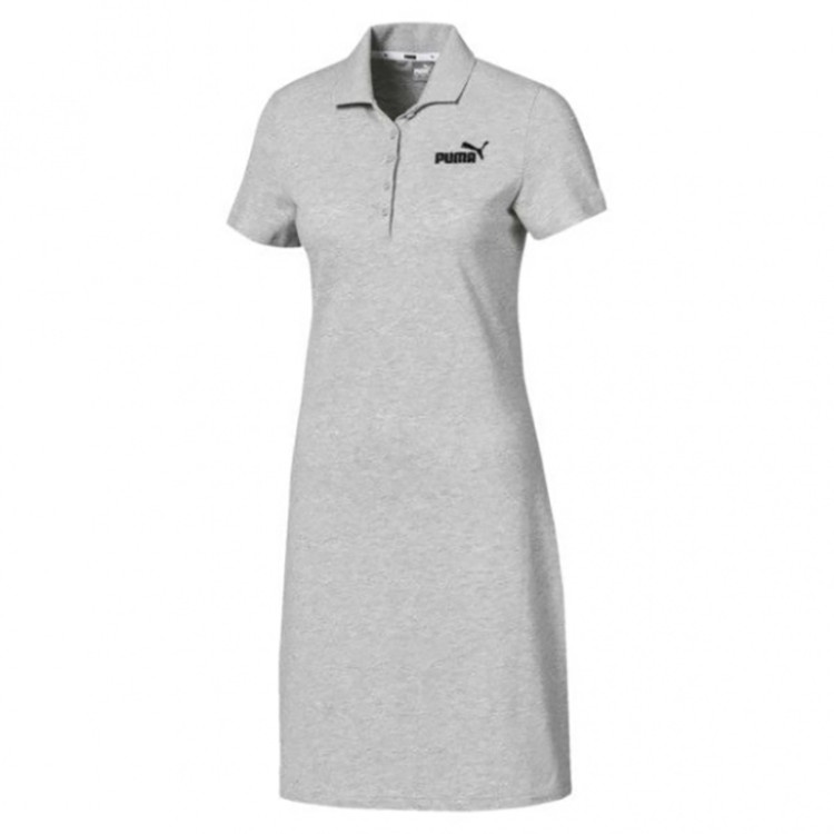 Платье Puma ESS+ Polo Dress серое 58140504 изображение 1