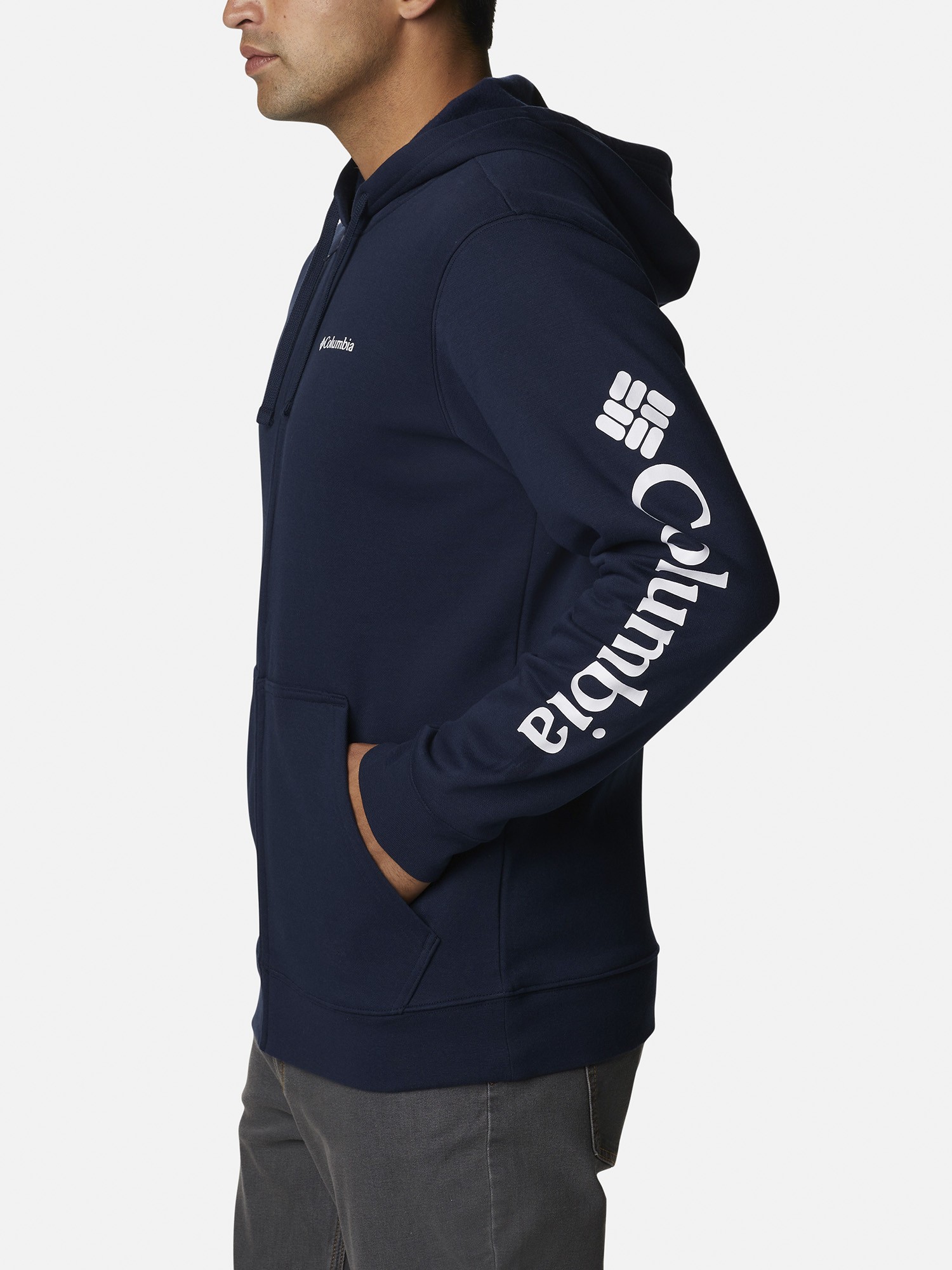Джемпер чоловічий Columbia Beaumount™ Full Zip Hoodie темно-синій 2126371-465 изображение 4