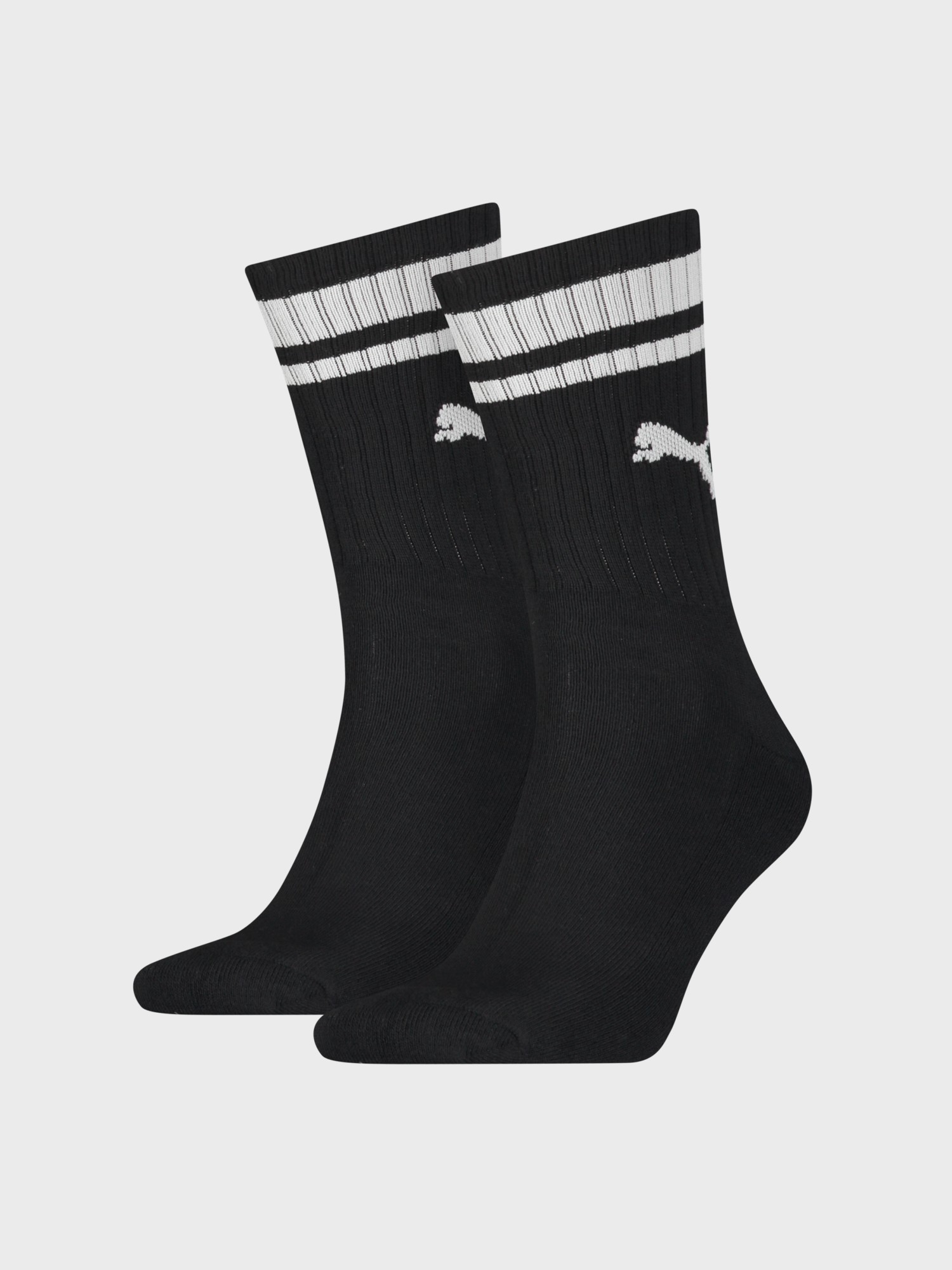 Носки  Puma PUMA CREW HERITAGE STRIPE 2P UNISEX черные 90794401 изображение 4