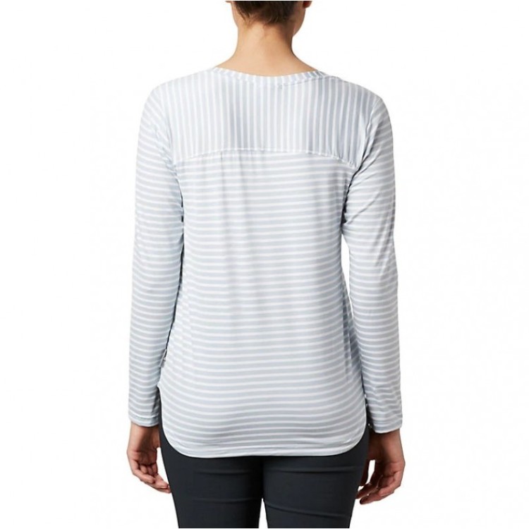 Футболка жіноча Columbia Firwood Camp LS Tee біла 1885271-101 изображение 2