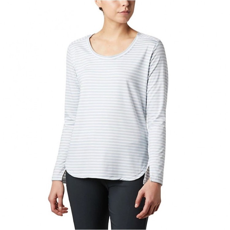Футболка жіноча Columbia Firwood Camp LS Tee біла 1885271-101 изображение 1