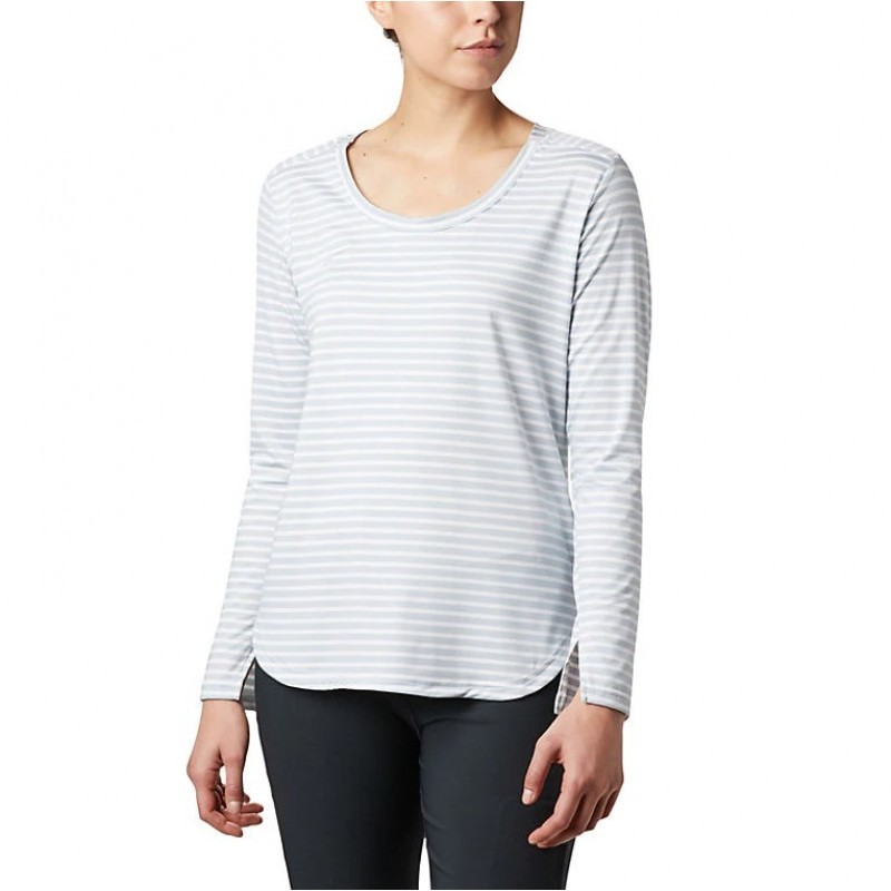 Футболка жіноча Columbia Firwood Camp LS Tee біла 1885271-101 изображение 1