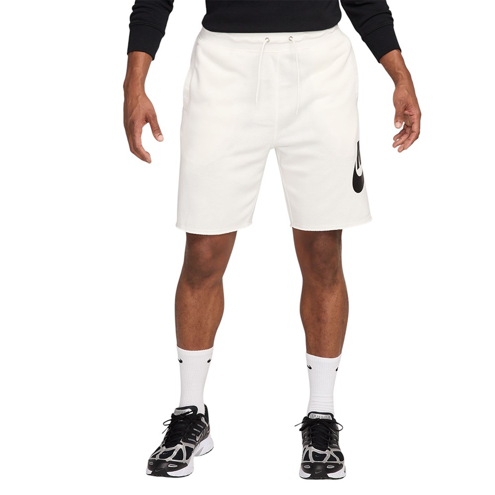 Шорты мужские Nike M NK CLUB ALUMNI FT SHORT белые FQ4950-133