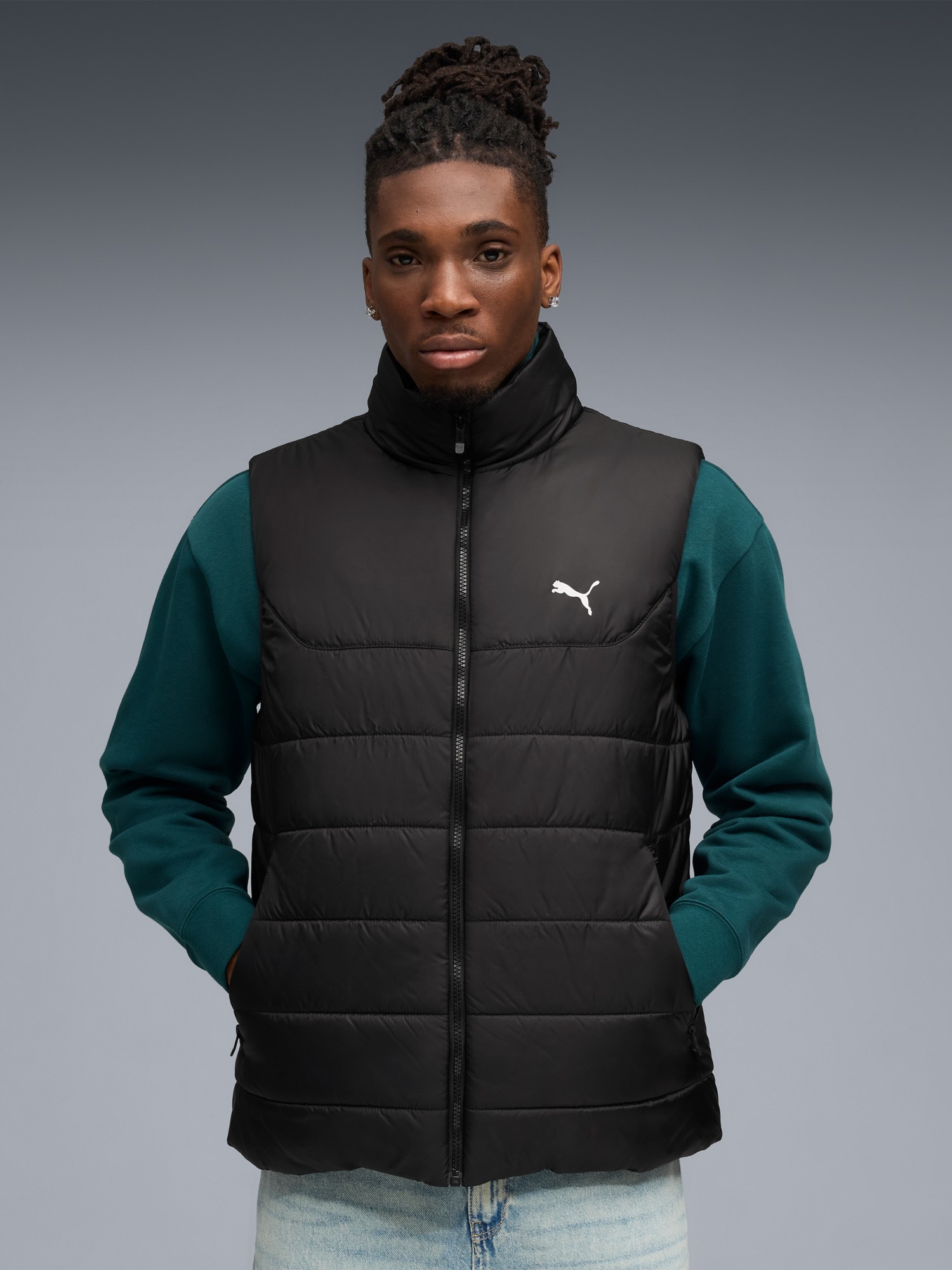 Жилет мужской Puma ESS Padded Vest черный 68520901 изображение 2
