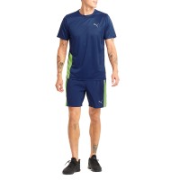 Футболка мужская Puma Run Fav Ss Tee синяя 52020812 изображение 5
