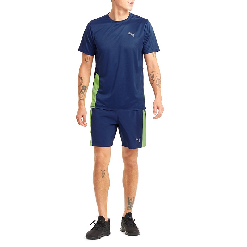 Футболка мужская Puma Run Fav Ss Tee синяя 52020812 изображение 5