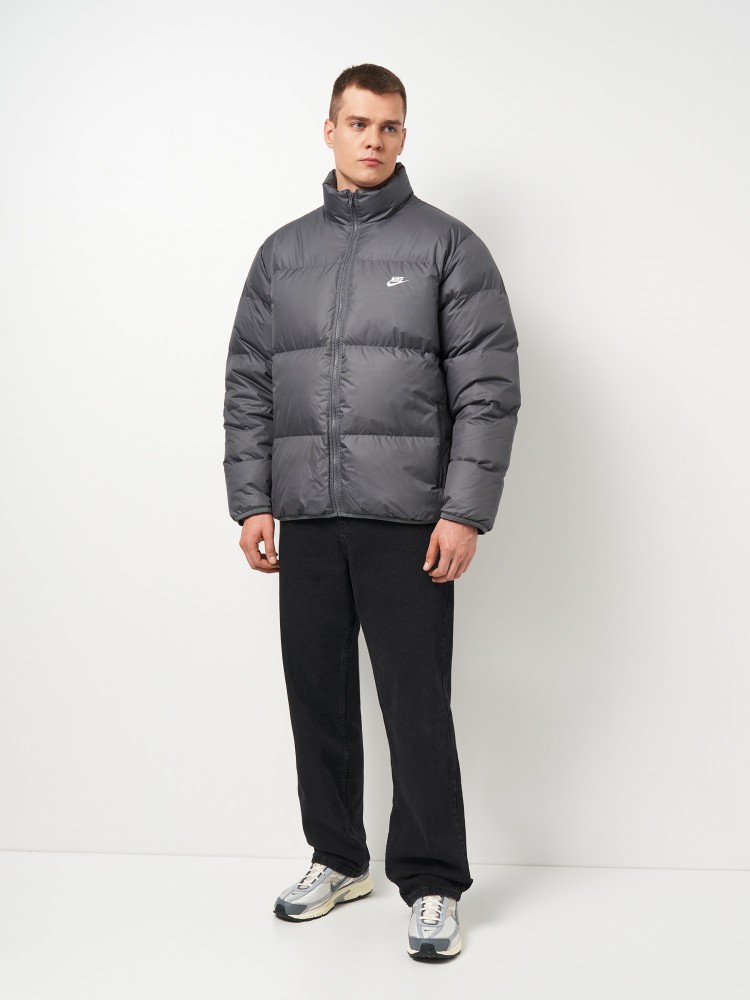 Куртка мужская Nike M SF CLUB PUFFER JACKET 550 серая IB2975-068 изображение 4 Куртка мужская Nike M SF CLUB PUFFER JACKET 550 серая IB2975-068 изображение 4
