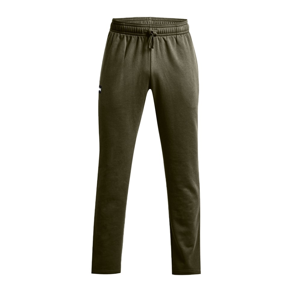 Чоловічі штани Under Armour Ua Rival Fleece Pants зелені 1357129-390 — фото 1