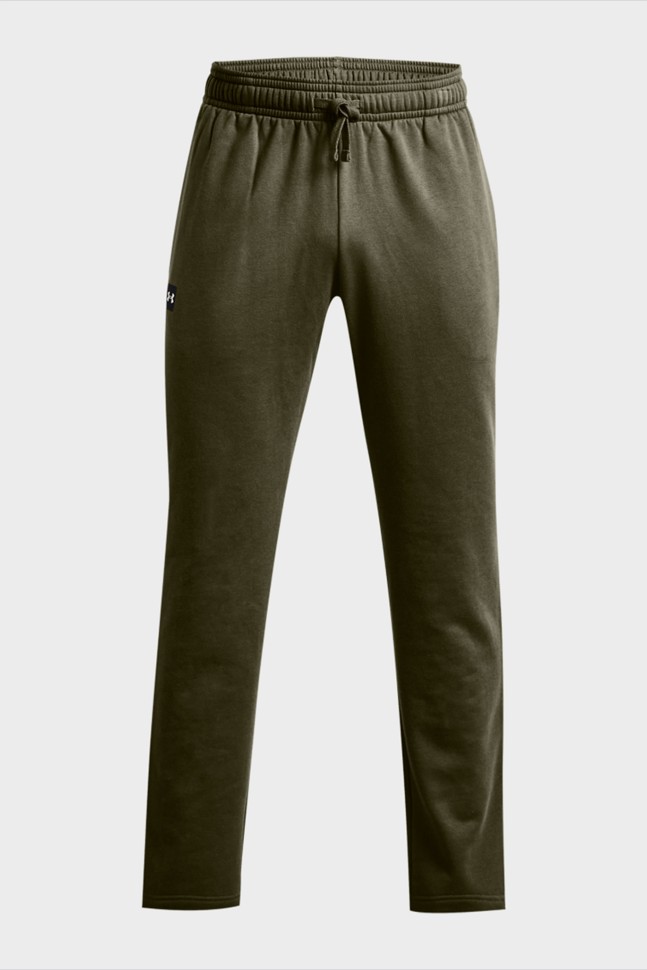 Чоловічі штани Under Armour Ua Rival Fleece Pants зелені 1357129-390 изображение 2