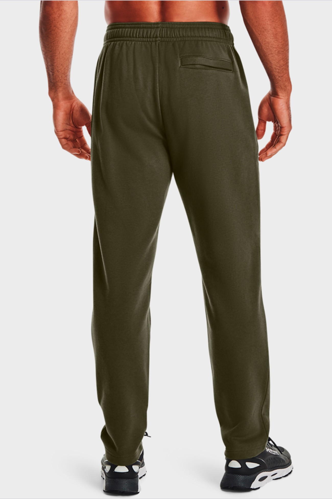 Чоловічі штани Under Armour Ua Rival Fleece Pants зелені 1357129-390 изображение 5
