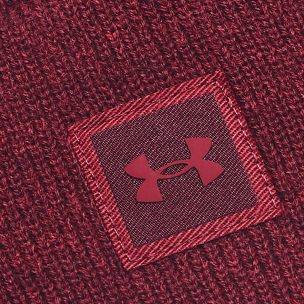 Шапка Under Armour Ua Halftime Knit Beanie червона 1356707-600 — фото 2