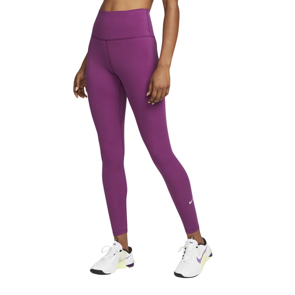 Леггинсы женские Nike W Nk One Df Hr Tght фиолетовые DM7278-610 изображение 1