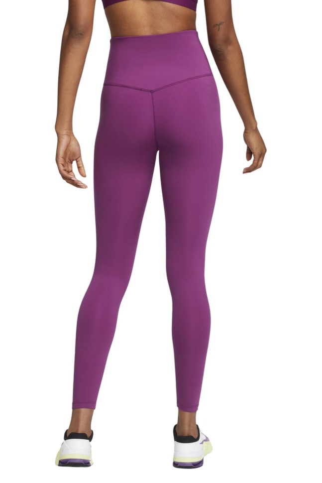 Леггинсы женские Nike W Nk One Df Hr Tght фиолетовые DM7278-610 изображение 3