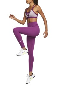 Леггинсы женские Nike W Nk One Df Hr Tght фиолетовые DM7278-610 изображение 7