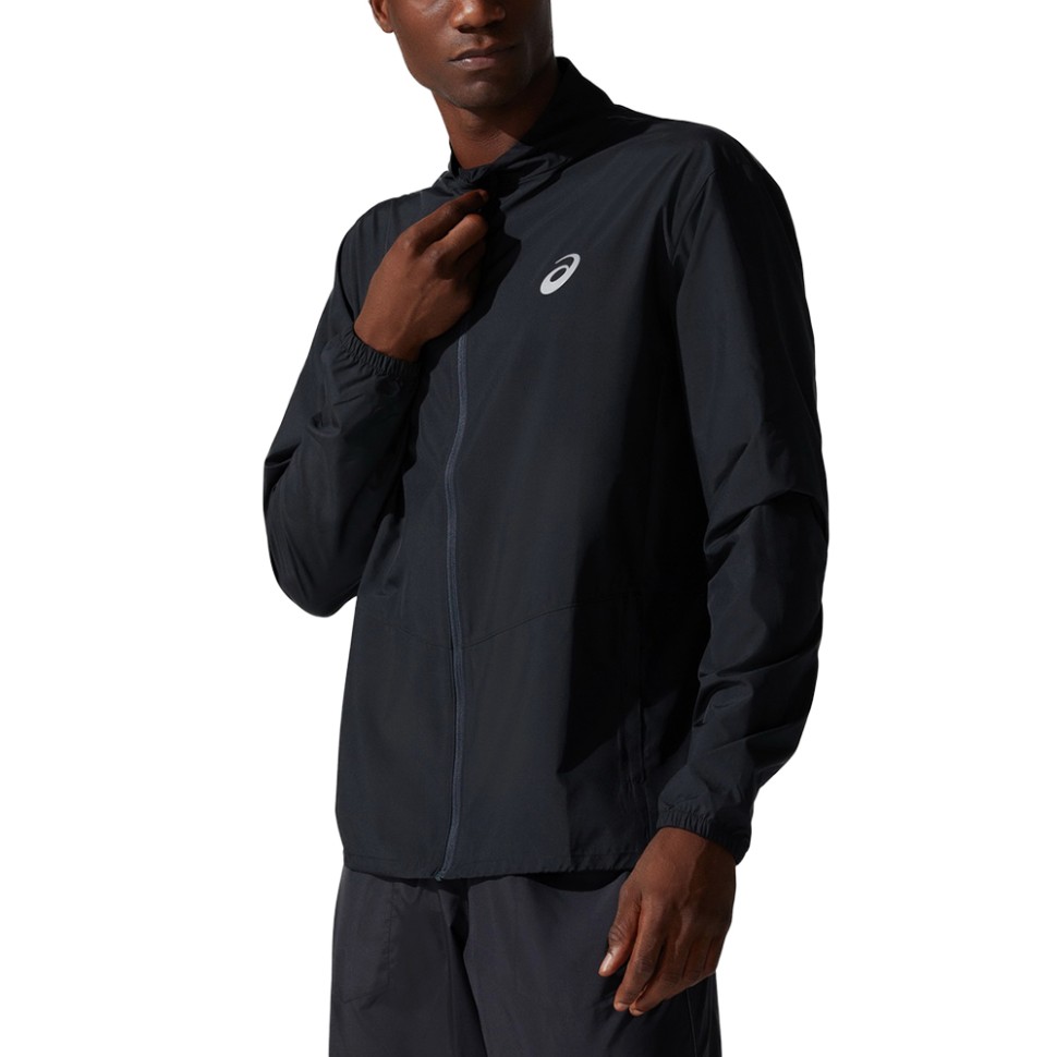 Вiтрiвка чоловiча Asics Core Jacket чорна 2011C344-001 — фото 1