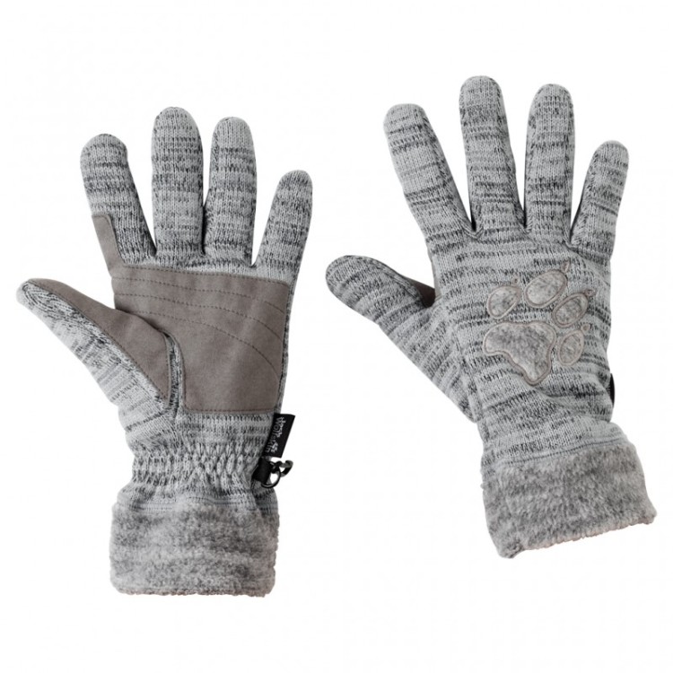 Перчатки Jack Wolfskin серые 1906681-6038 изображение 1