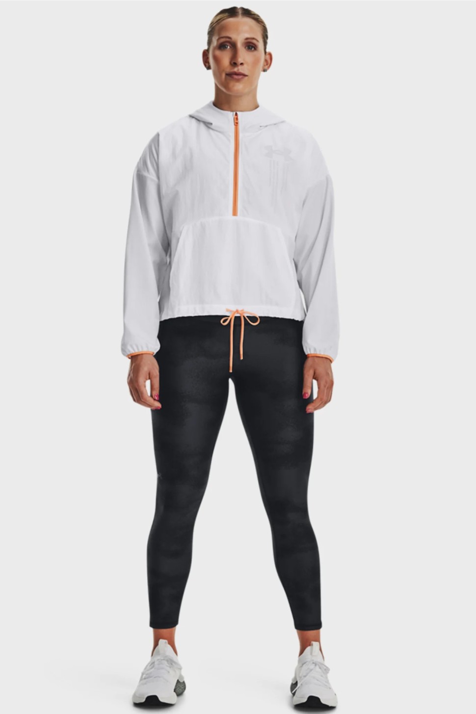 Вітровка жіноча Under Armour Woven Graphic Jacket біла 1377550-100 — фото 3