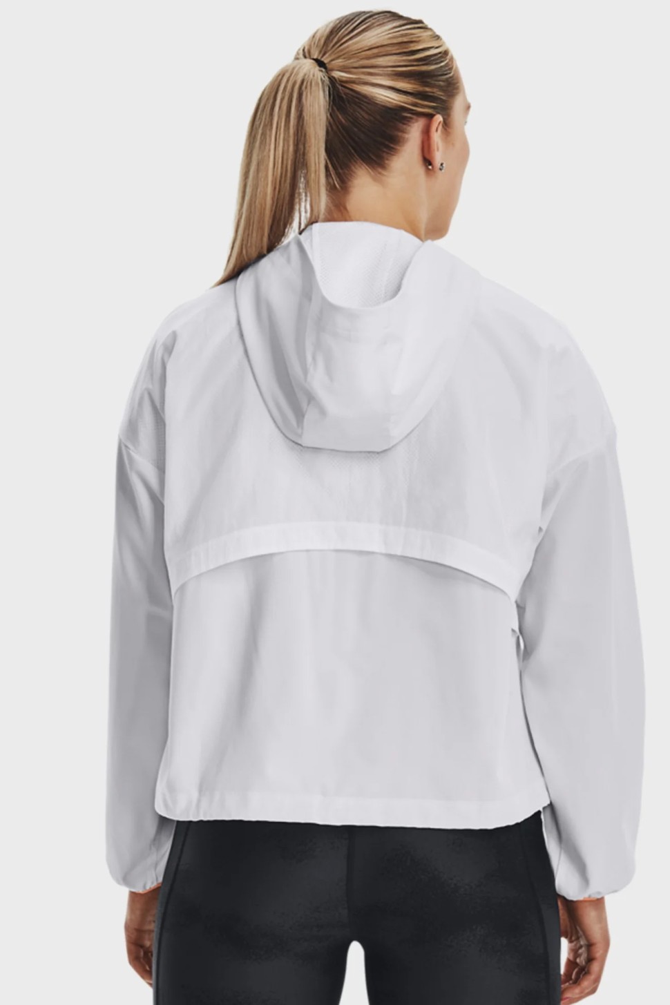 Вітровка жіноча Under Armour Woven Graphic Jacket біла 1377550-100 — фото 4
