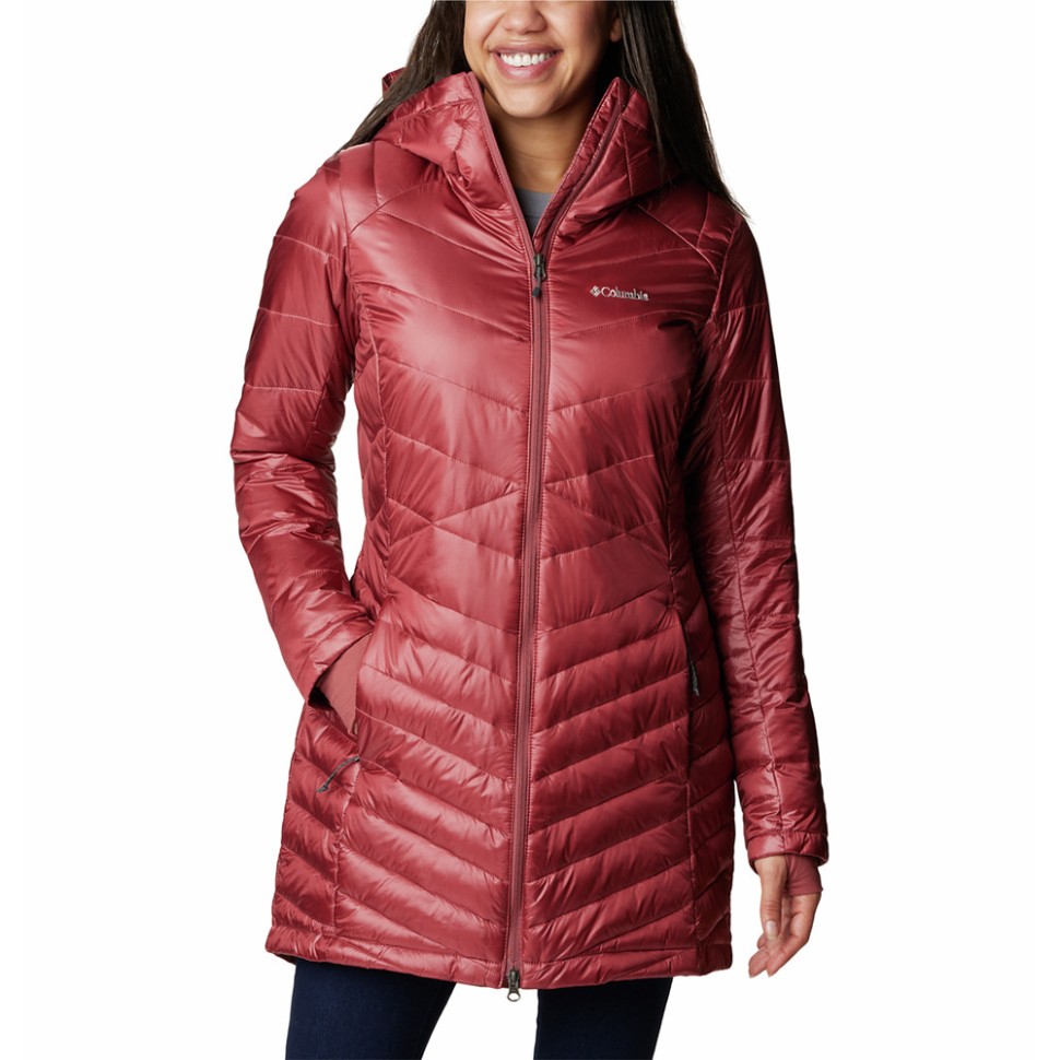 Куртка жіноча Columbia Joy Peak™ Mid Jacket червона 1982661-679 — фото 1