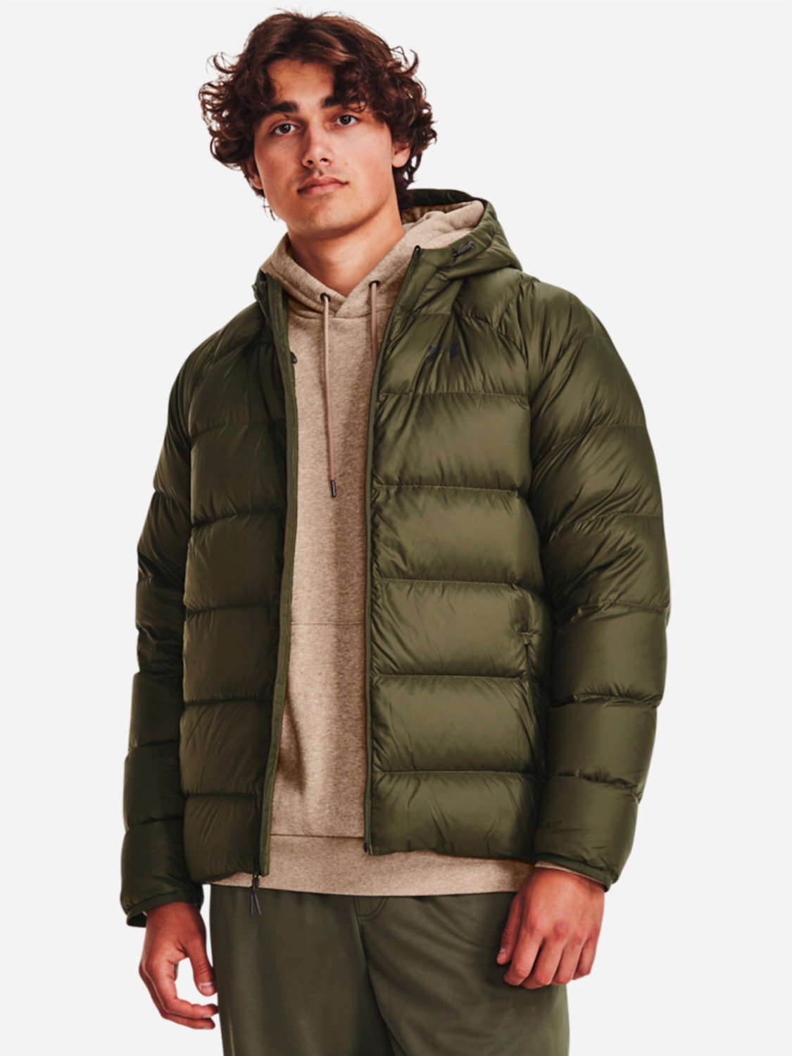 Куртка мужская Under Armour UA STRM ARMOUR DOWN 2.0 JKT оливковая 1372651-390 изображение 2