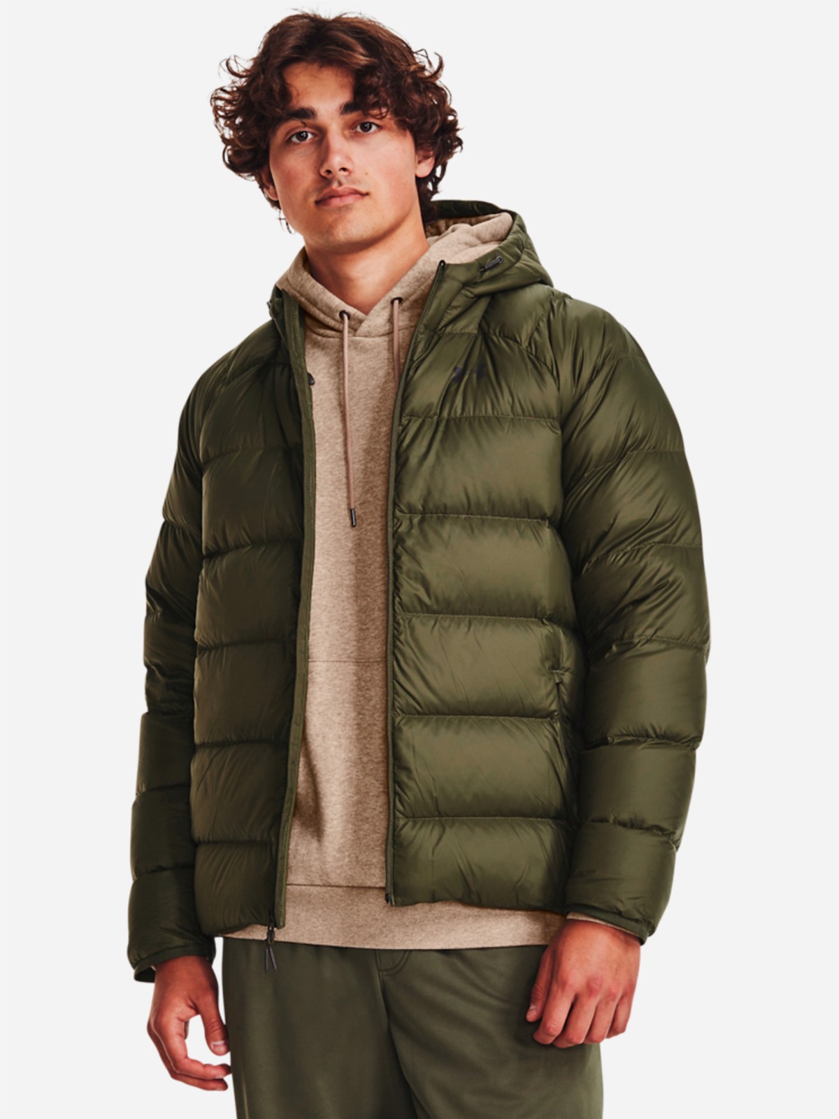 Куртка чоловіча Under Armour UA STRM ARMOUR DOWN 2.0 JKT оливкова 1372651-390 изображение 2