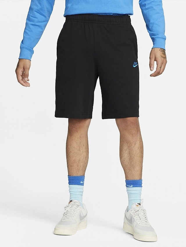 Шорти чоловічі Nike M NSW CLUB JSY SHORT чорні DZ2543-011 изображение 2