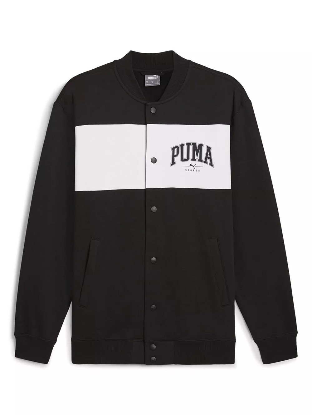 Толстовка чоловіча Puma PUMA SQUAD Bomber Jacket FL чорна 68179801 изображение 2