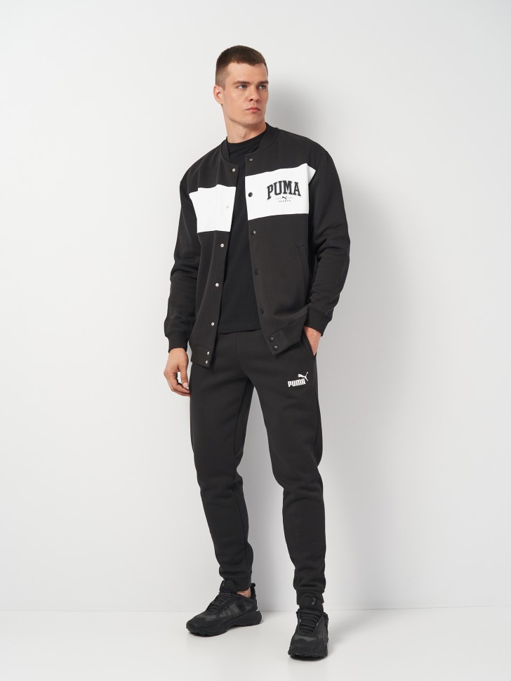 Толстовка чоловіча Puma PUMA SQUAD Bomber Jacket FL чорна 68179801 изображение 4