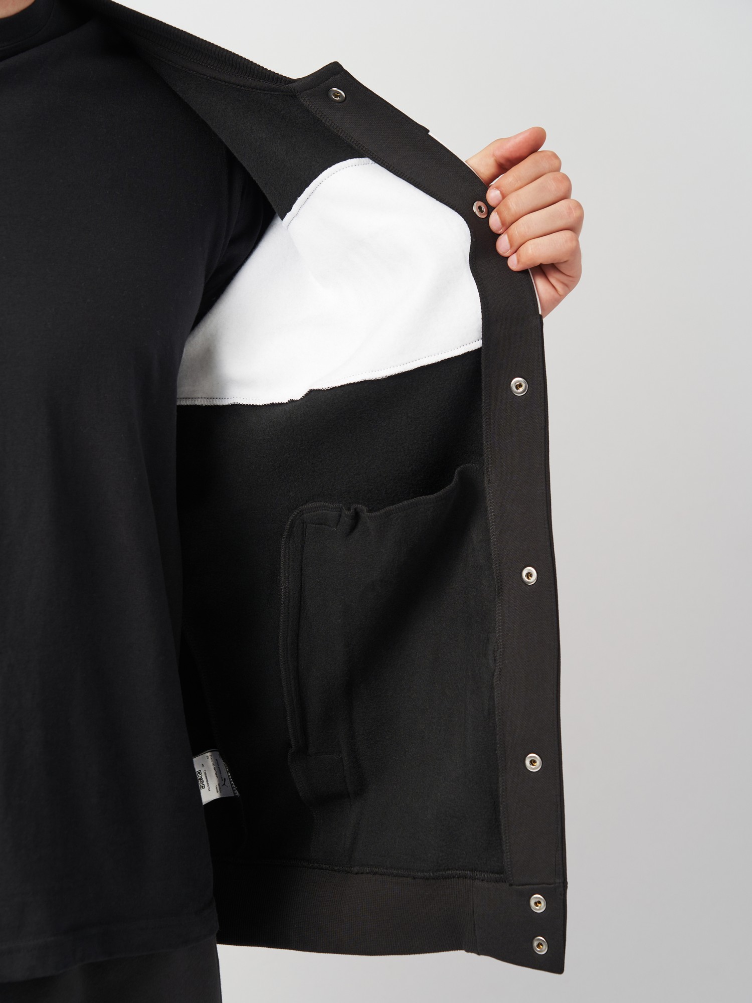 Толстовка мужская Puma PUMA SQUAD Bomber Jacket FL черная 68179801 изображение 5