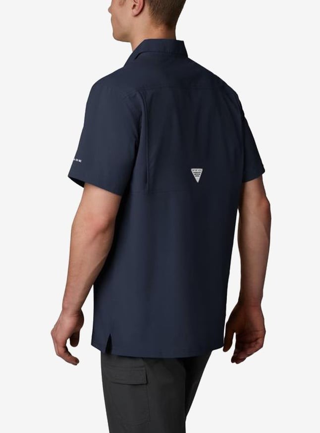 Рубашка мужская Columbia SLACK TIDE™ CAMP SHIRT синяя 1577051-464 изображение 3