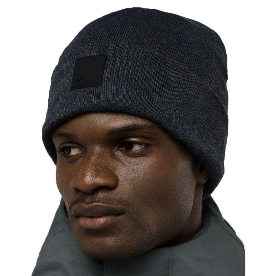 Шапка Jack Wolfskin ARCADEN BEANIE серая A60104-4136 изображение 1