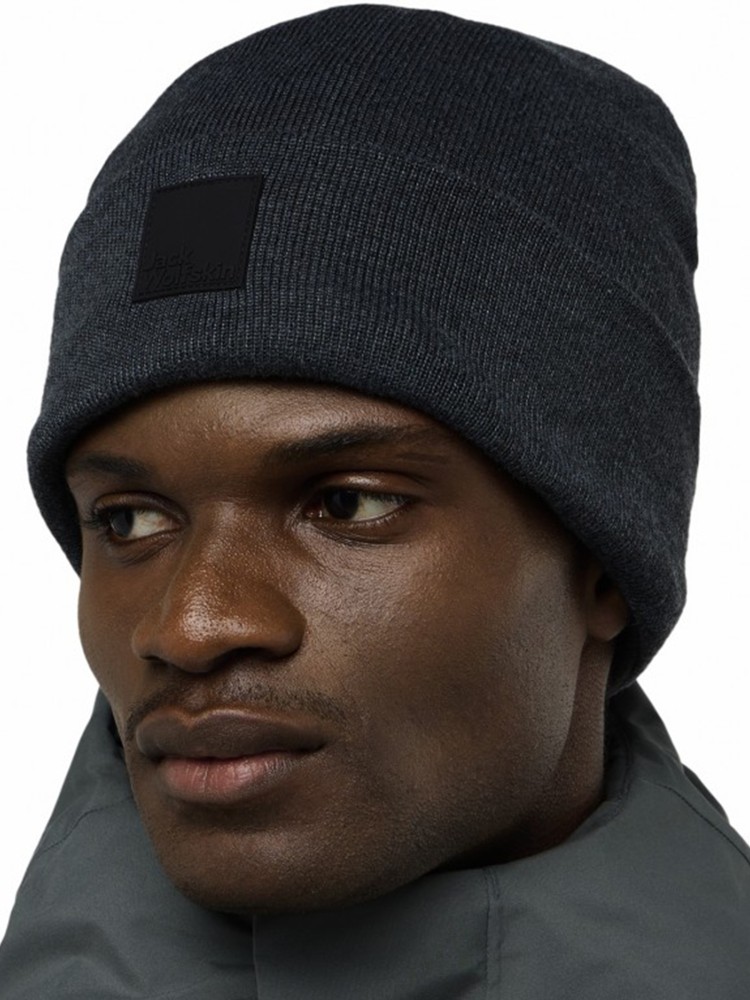 Шапка Jack Wolfskin ARCADEN BEANIE серая A60104-4136 изображение 2
