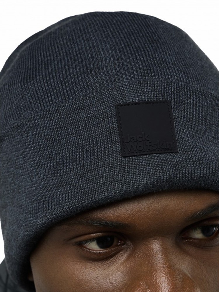 Шапка Jack Wolfskin ARCADEN BEANIE серая A60104-4136 изображение 3