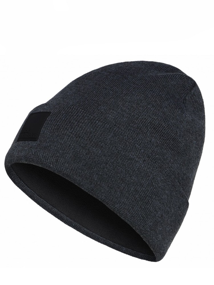 Шапка Jack Wolfskin ARCADEN BEANIE серая A60104-4136 изображение 4