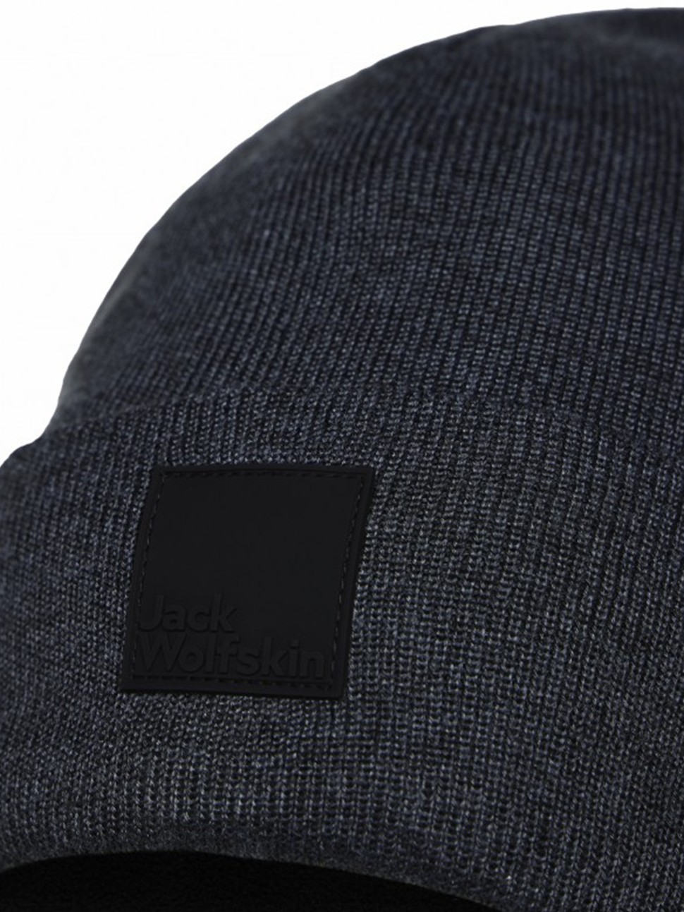 Шапка Jack Wolfskin ARCADEN BEANIE сіра A60104-4136 — фото 5