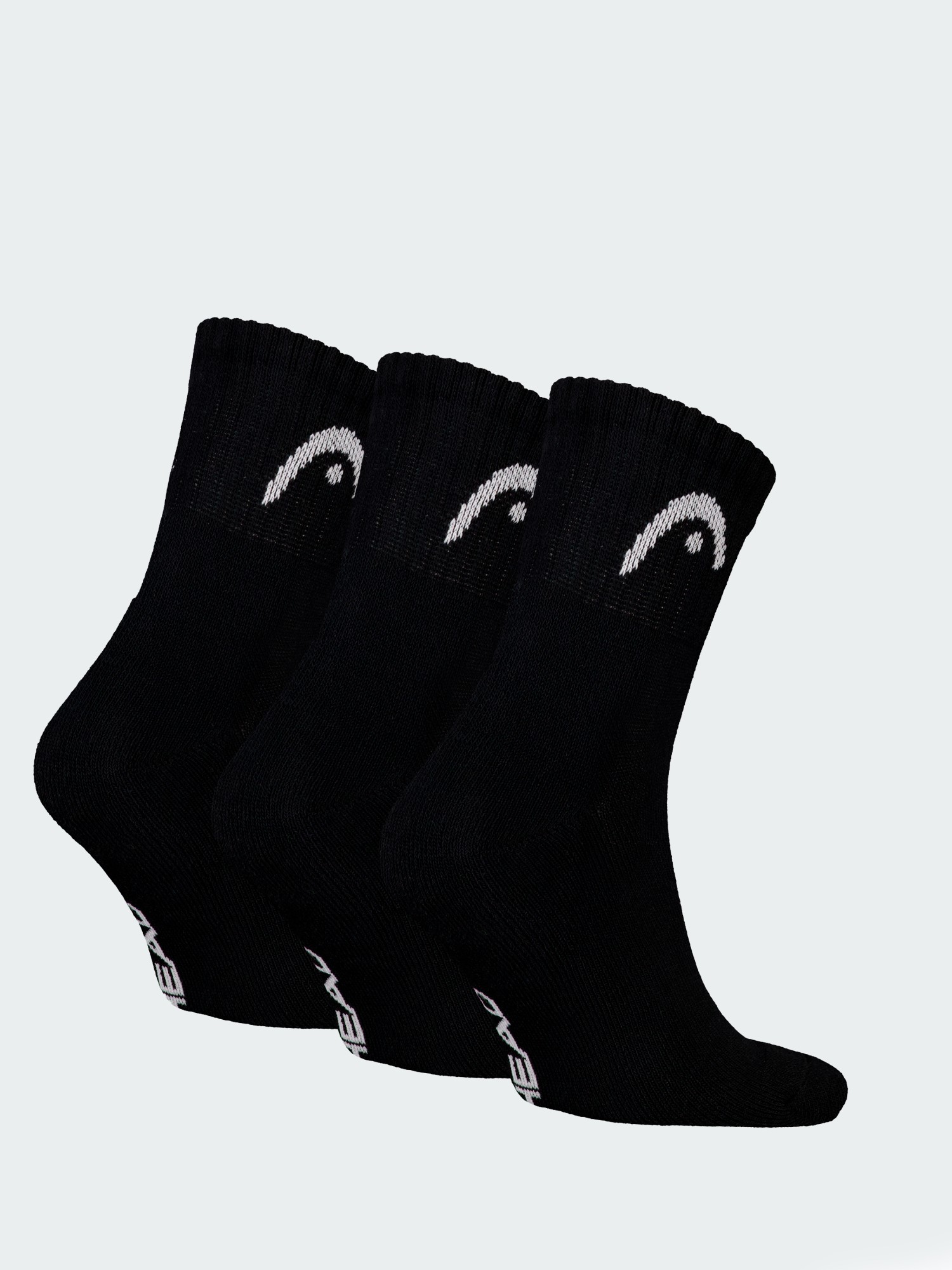 Носки HEAD ALL SPORTS TRAINING SHORT CR черные 701229016001 изображение 3