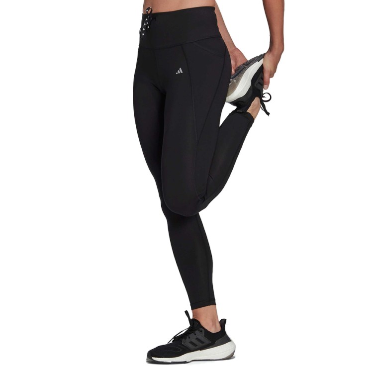 Леггинсы женские Adidas Run Ess 1/1 TGT черные HS5464 изображение 1