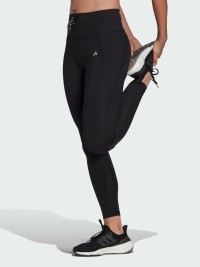 Леггинсы женские Adidas Run Ess 1/1 TGT черные HS5464 изображение 2