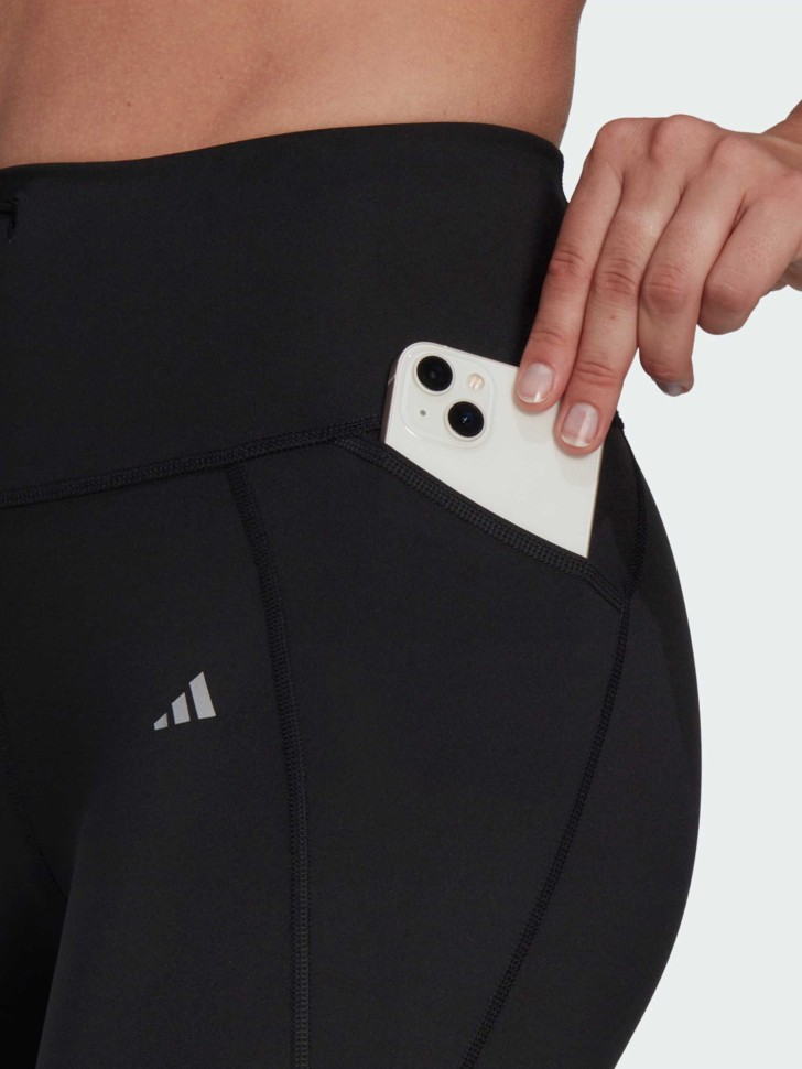 Леггинсы женские Adidas Run Ess 1/1 TGT черные HS5464 изображение 5
