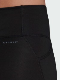 Леггинсы женские Adidas Run Ess 1/1 TGT черные HS5464 изображение 6