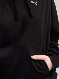 Толстовка жіноча Puma ESS ELEVATED Comfort Hoodie чорна 68502301 изображение 4