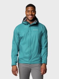 Ветровка мембранная мужская Columbia Watertight™ II Jacket бирюзовая 1533891-364 изображение 2