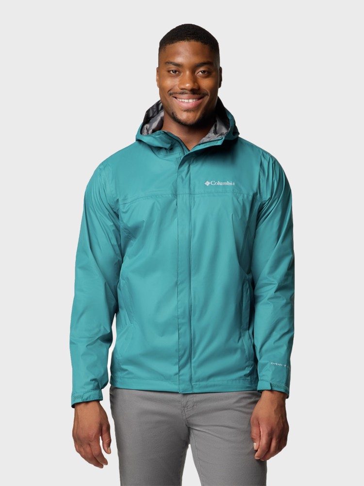 Ветровка мембранная мужская Columbia Watertight™ II Jacket бирюзовая 1533891-364 изображение 2