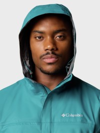 Ветровка мембранная мужская Columbia Watertight™ II Jacket бирюзовая 1533891-364 изображение 4