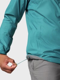 Ветровка мембранная мужская Columbia Watertight™ II Jacket бирюзовая 1533891-364 изображение 6