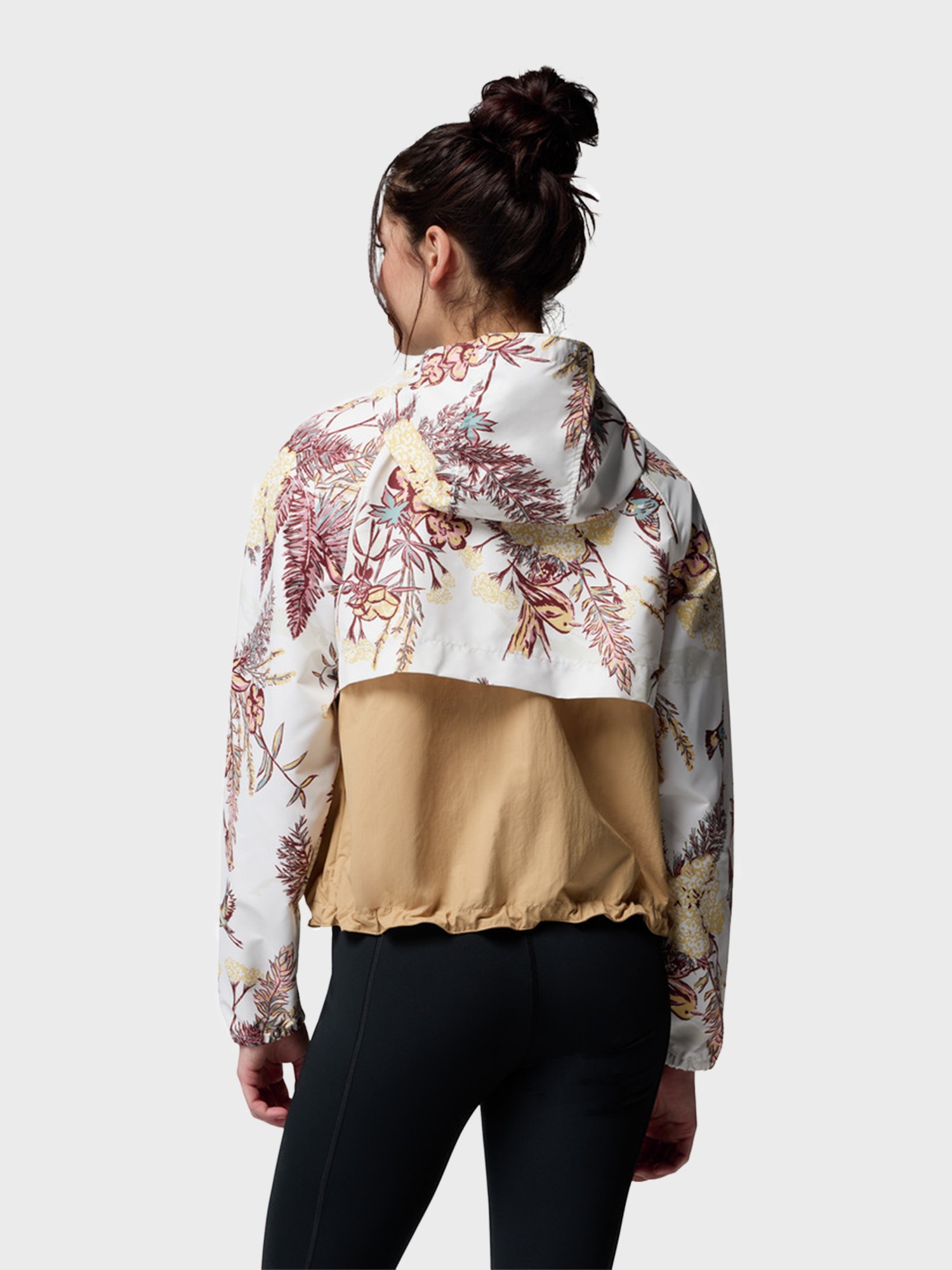 Вiтрiвка жiноча Columbia Spire Valley™ Printed Windbreaker біла 2116491-125 изображение 4