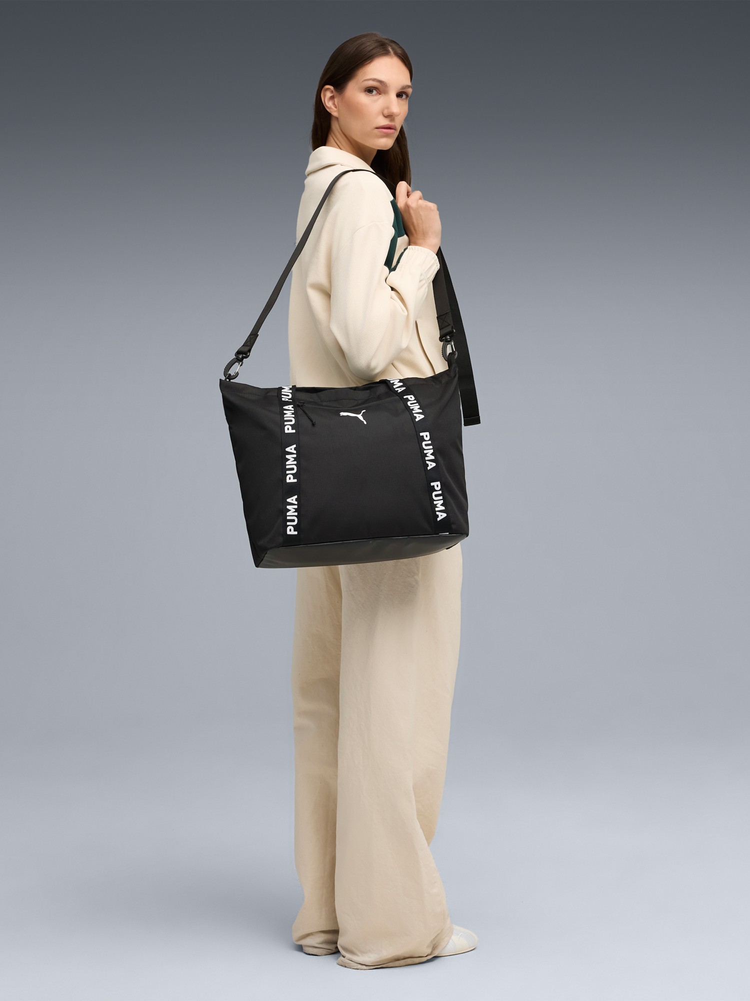 Сумка  Puma AT ESS Shopper черная 09185601 изображение 5