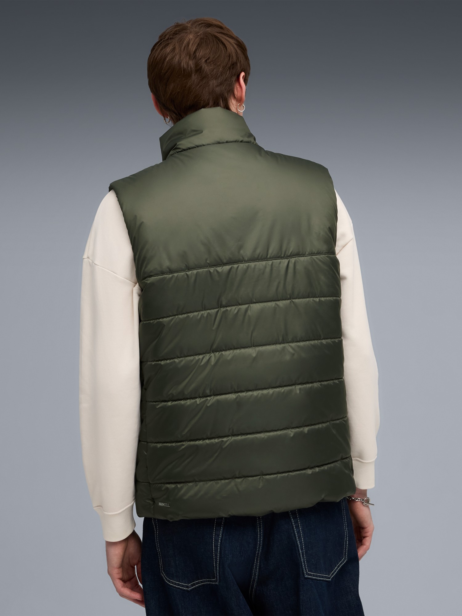 Жилет мужской Puma ESS Padded Vest хаки 68520970 изображение 3